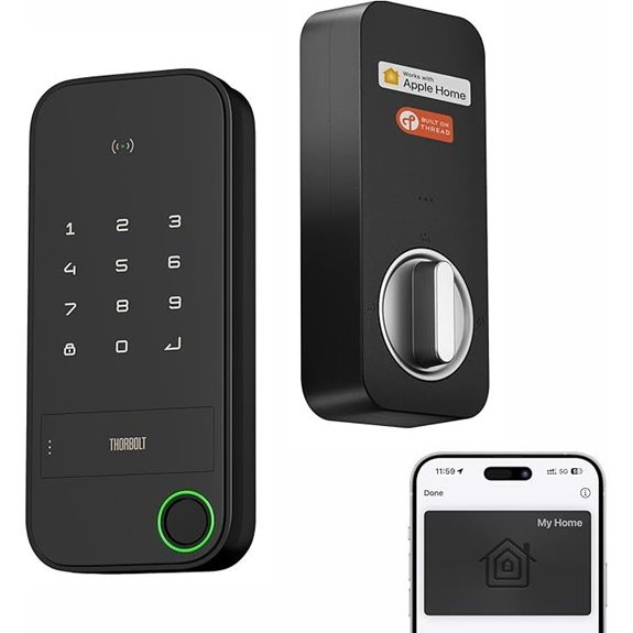 X1 Apple HomeKey Lock with Fingerprint & Keypad