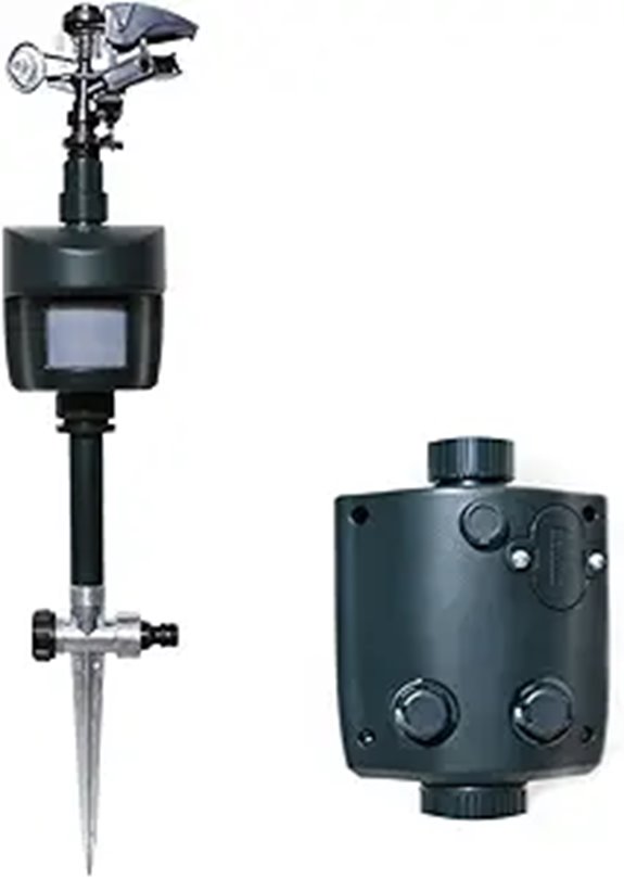 Motion Activated Garden Sprinkler with Day & Night Detection