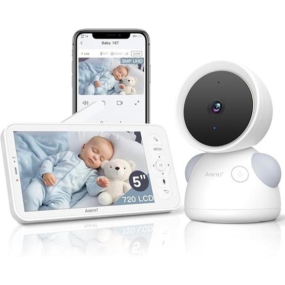 ARENTI Baby Monitor with 2K/3MP Camera and App