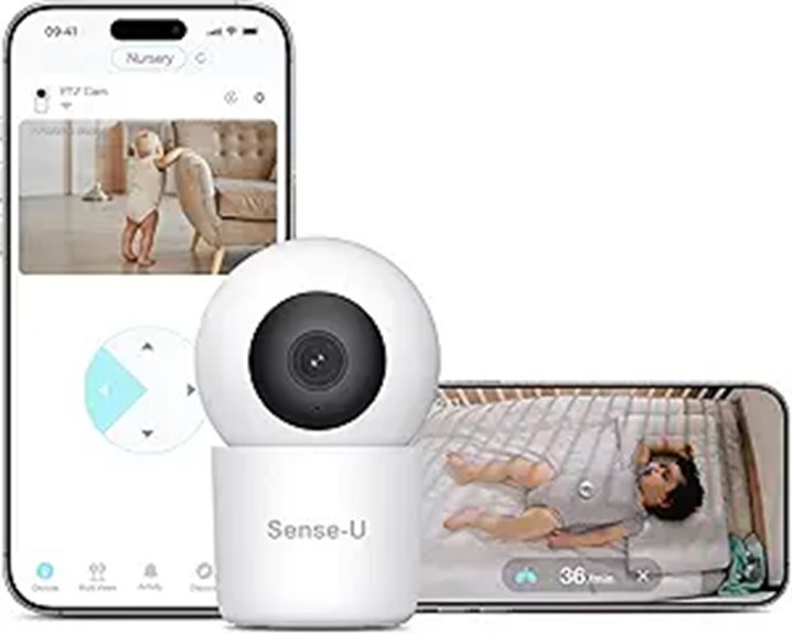 Sense-U AI Baby Camera with Sleep & Cry Detection