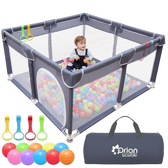 baby playpen with balls