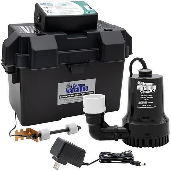 Basement Watchdog Battery Backup Sump Pump System