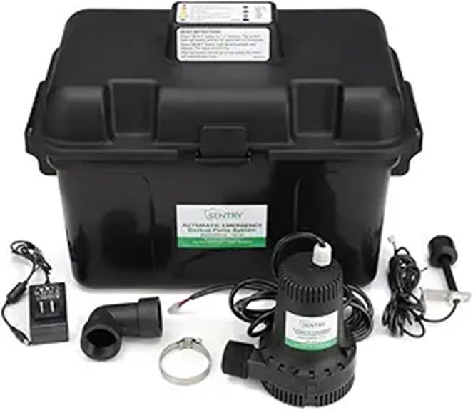 Basement Sentry Battery-Powered Backup Sump Pump System