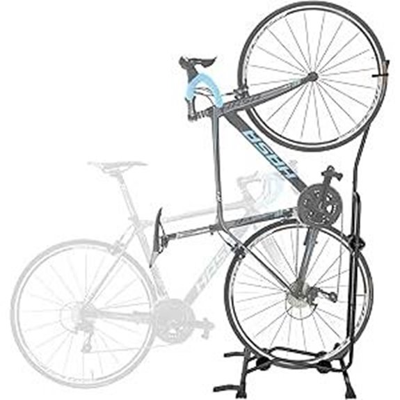 CyclingDeal Upright Bike Stand for Wheels up to 29