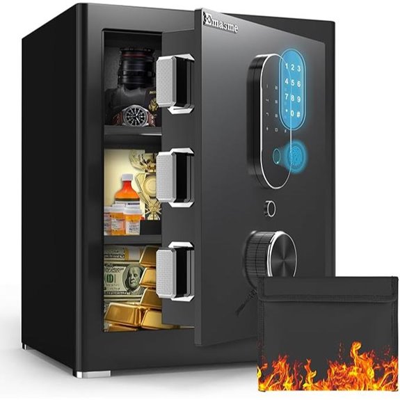 biometric waterproof safe