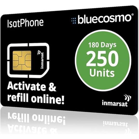 BlueCosmo IsatPhone 250 Global Prepaid Satellite SIM