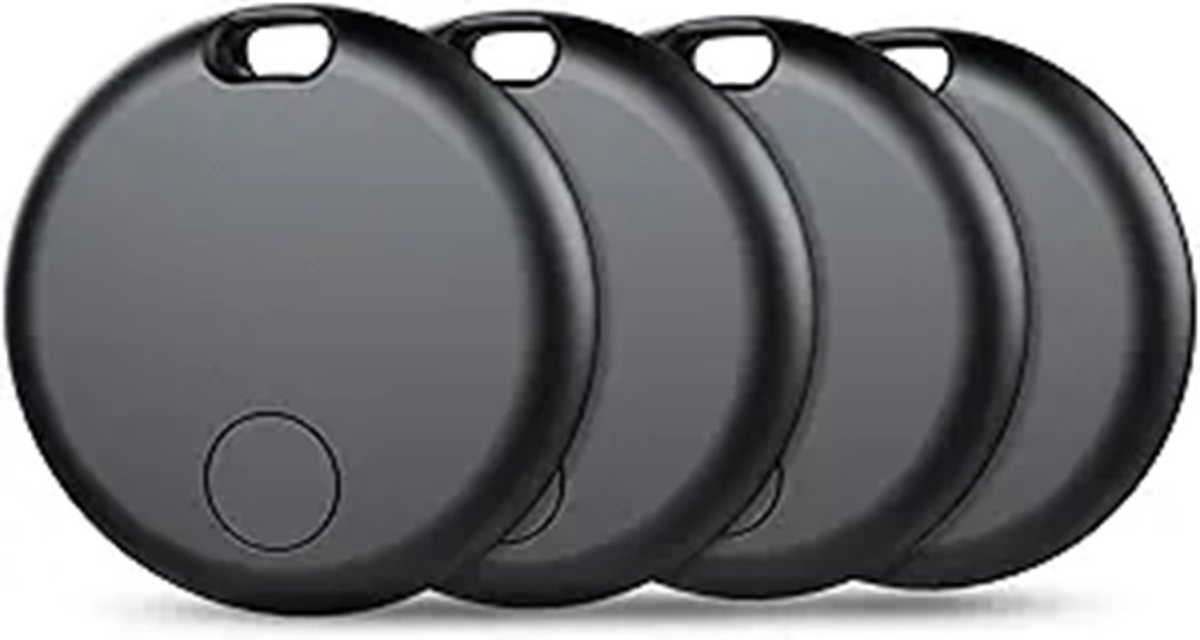 Air Tracker Tags 4 Pack: Bluetooth Item Finder