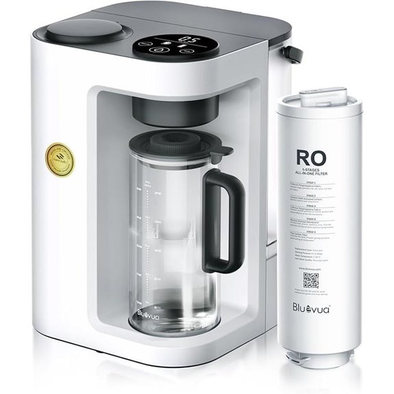 Bluevua RO100ROPOT-Lite Countertop Water Filter System