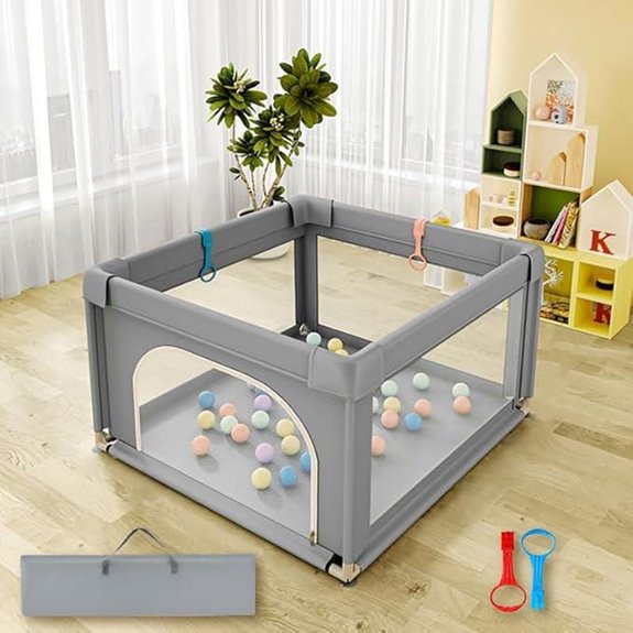 breathable mesh baby playpen