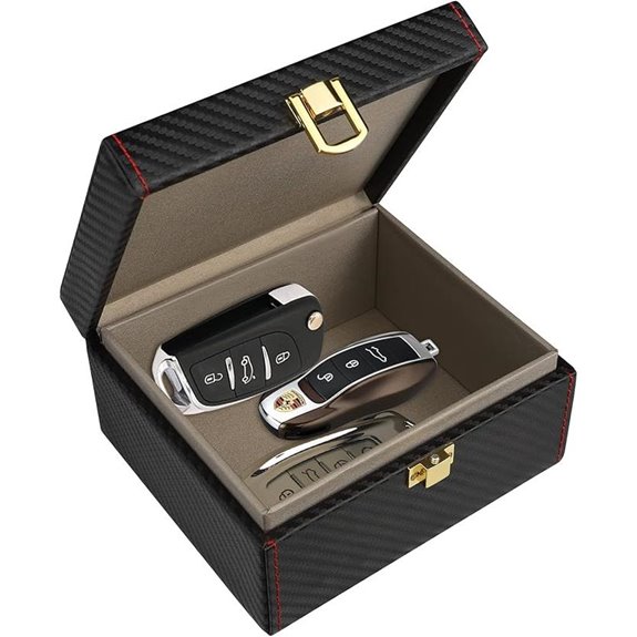 Diyife Carbon Fiber RFID Faraday Box for Car Keys