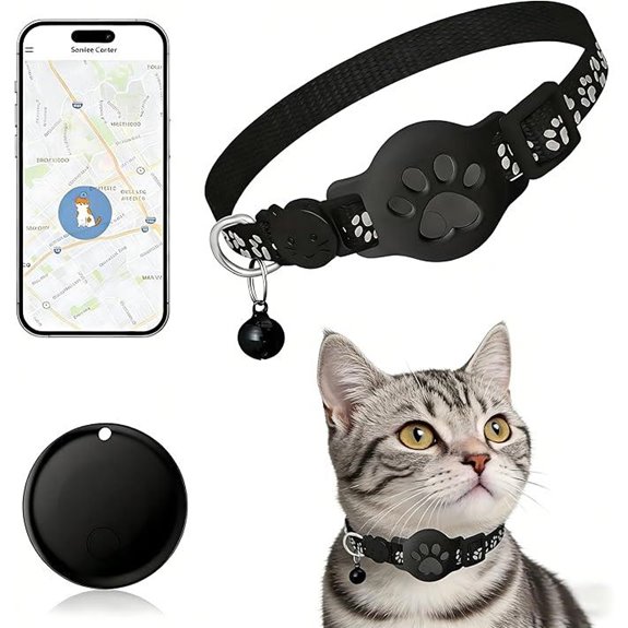 Pet GPS Collar for Cats with Find My Compatibility