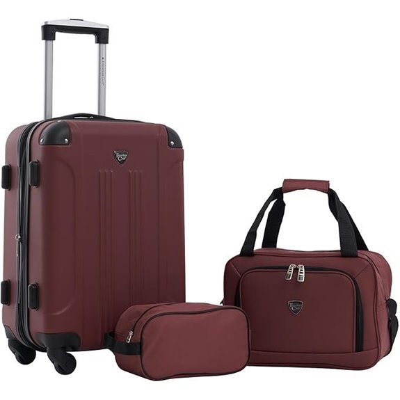 Travelers Club Chicago 3-Piece Spinner Luggage Set