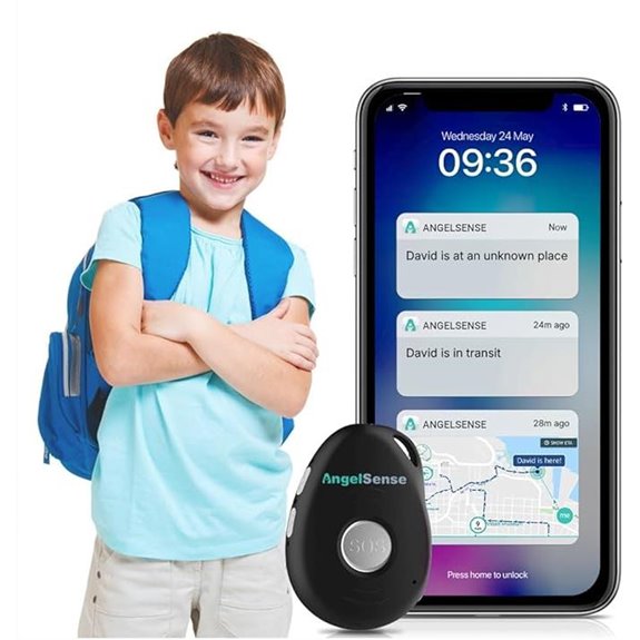 AngelSense GPS Tracker for Kids & Seniors with SOS