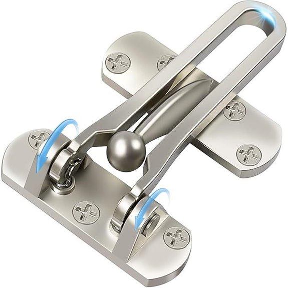 Childproof Aluminum Door Lock and Stopper