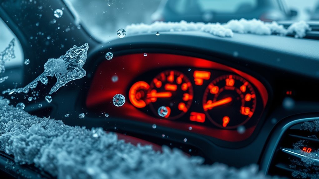 cold weather disrupts car electronics