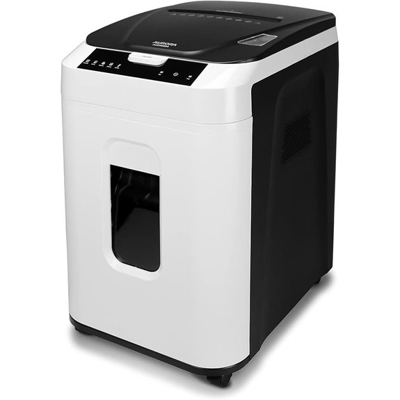 Aurora Commercial Micro-Cut Paper Shredder with Auto Feed