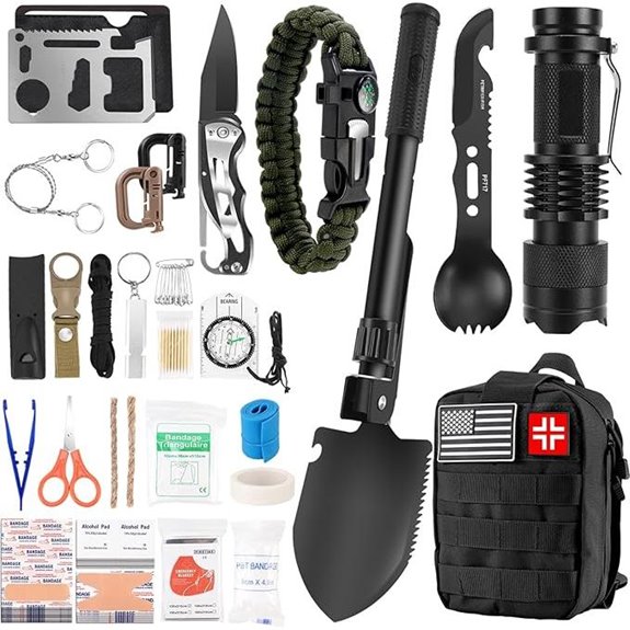 118-in-1 Military-Grade Survival Kit for Men