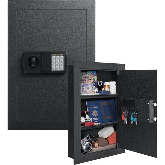 Hidden Wall Safe with Electronic Lock