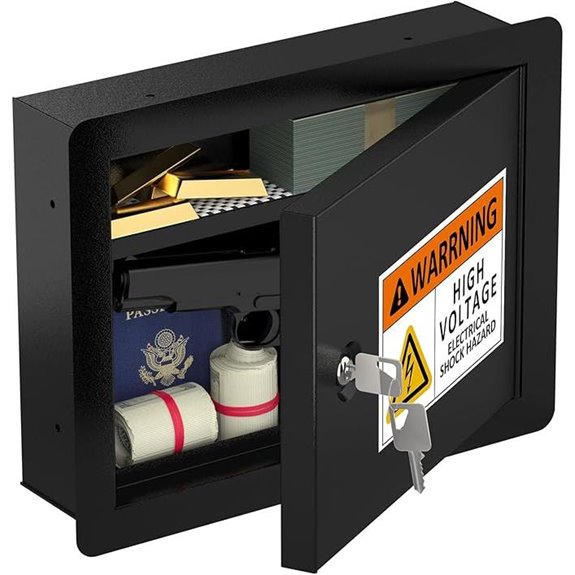 In-Wall Hidden Safe with Lock for Home & Office