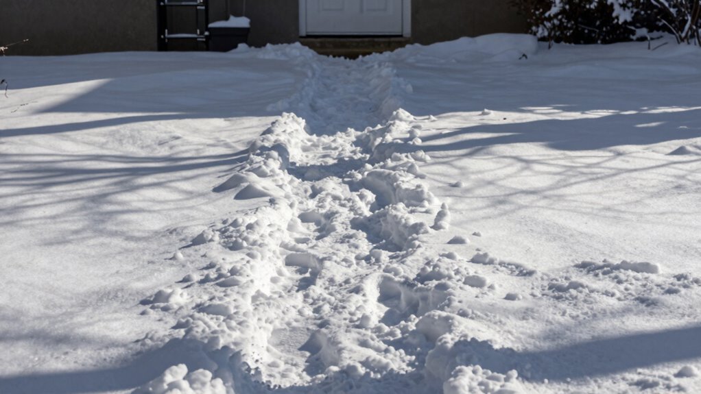 concealment through snow camouflage