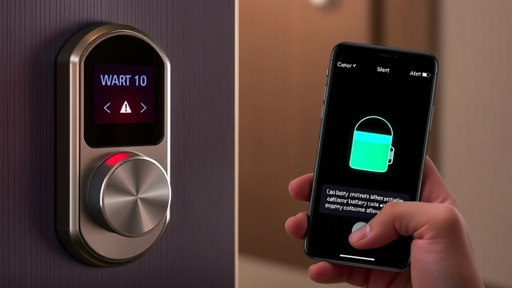 configure battery alert notifications