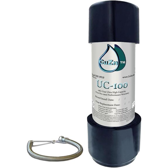 CuZn Under Sink Water Filter 10K Gal NSF Certified