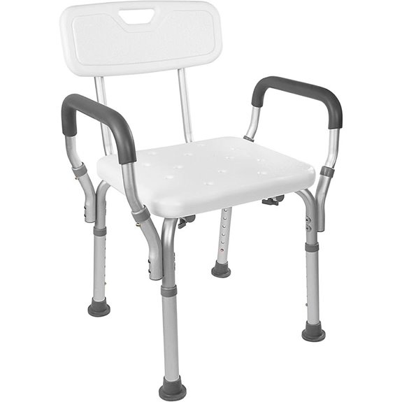 Vaunn Medical Deluxe Shower Chair with Arms
