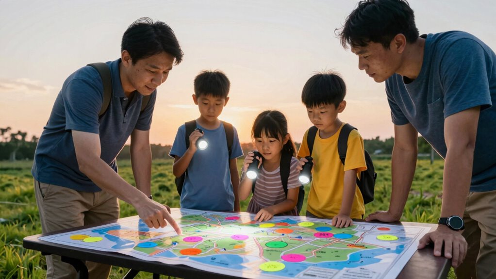 designate clear safe meeting points