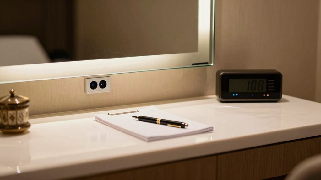 detect hidden camera signs