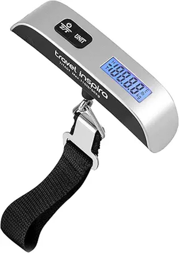 Travel Inspira Digital Luggage Scale 110 lbs