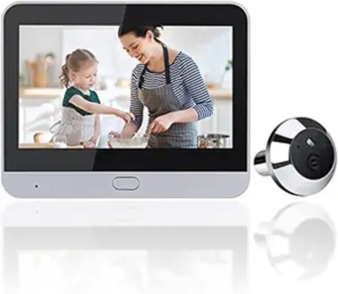 Digital Door Peephole Security Camera with Monitor