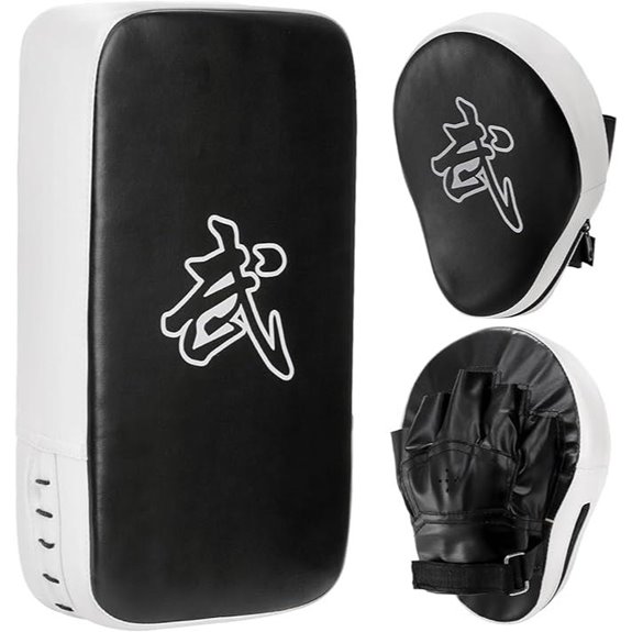 WUWEOT 2-in-1 Boxing & Kick Training Pads Set