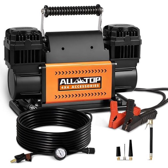 All-TOP 12V Dual Cylinder Air Compressor Pump