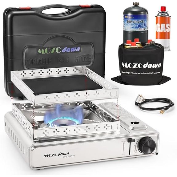 Dual Fuel Camping Stove with Carry Case