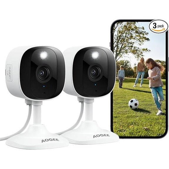 2K Indoor/Outdoor Pet Security Cameras (2-Pack)