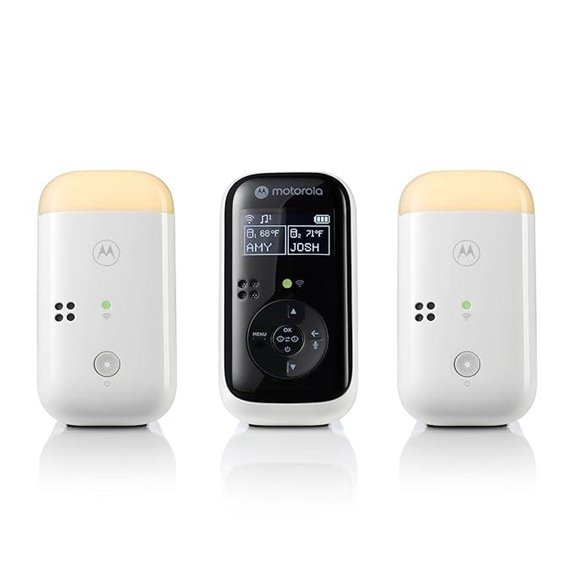 Motorola Baby Monitor Dual Room Audio with Night Light