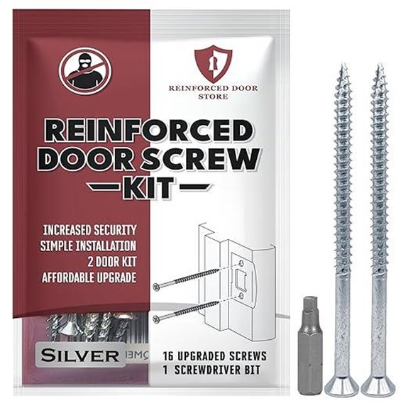 Reinforced Door Screw Kit for Home Security
