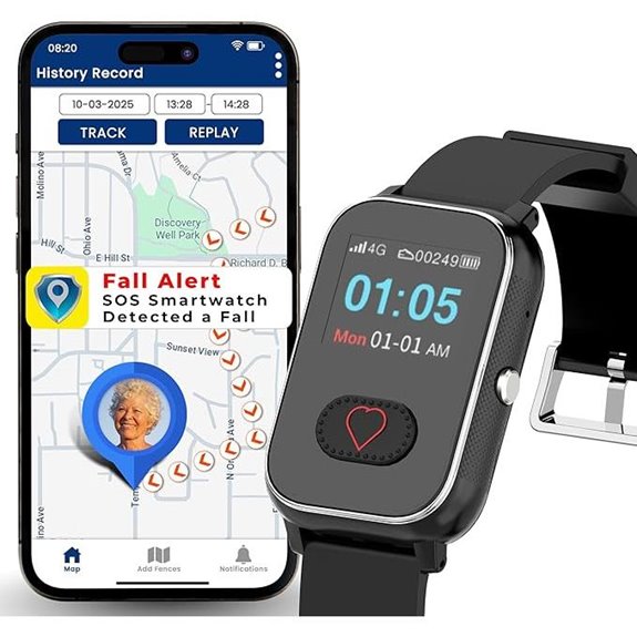 elderly gps fall alert