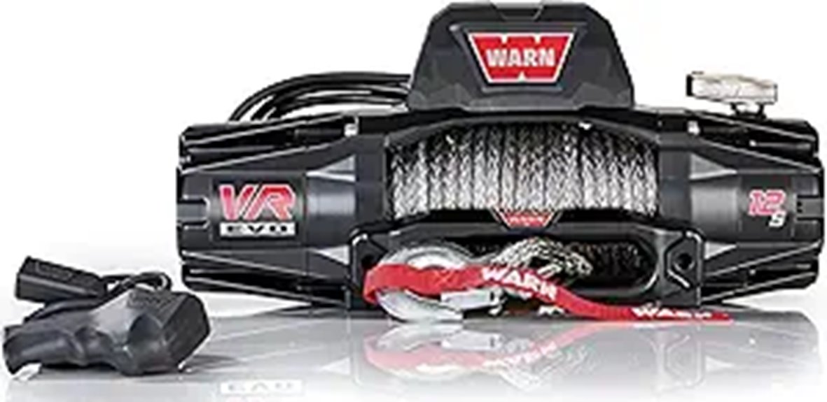WARN VR EVO 12-S Electric Winch with Synthetic Rope
