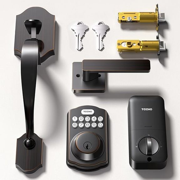 TEEHO Electronic Keyless Deadbolt Lock Set