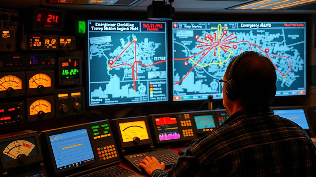 emergency alerts through broadcast