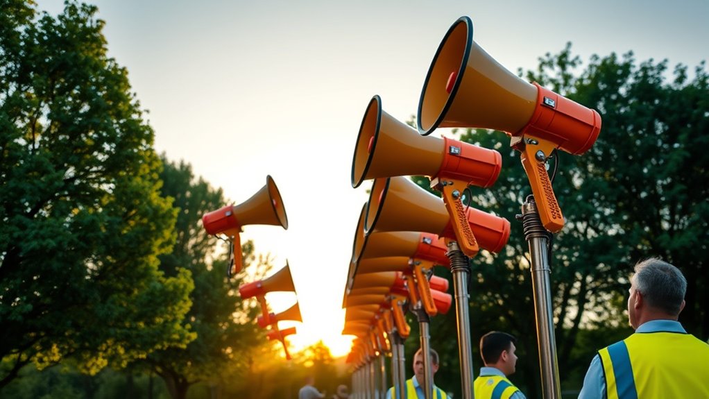emergency megaphone selection criteria