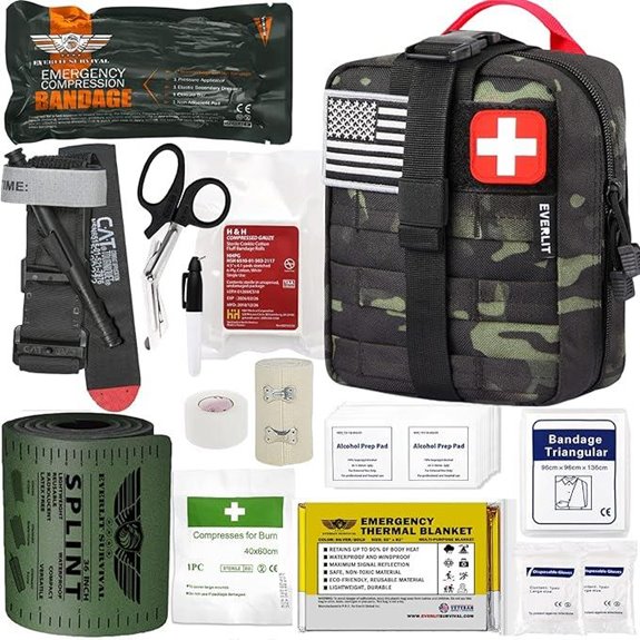 Everlit Emergency Trauma Kit with Tourniquet and Splint