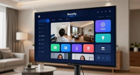 engaging home security dashboard