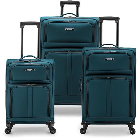 U.S. Traveler Anzio 3-Piece Expandable Luggage Set