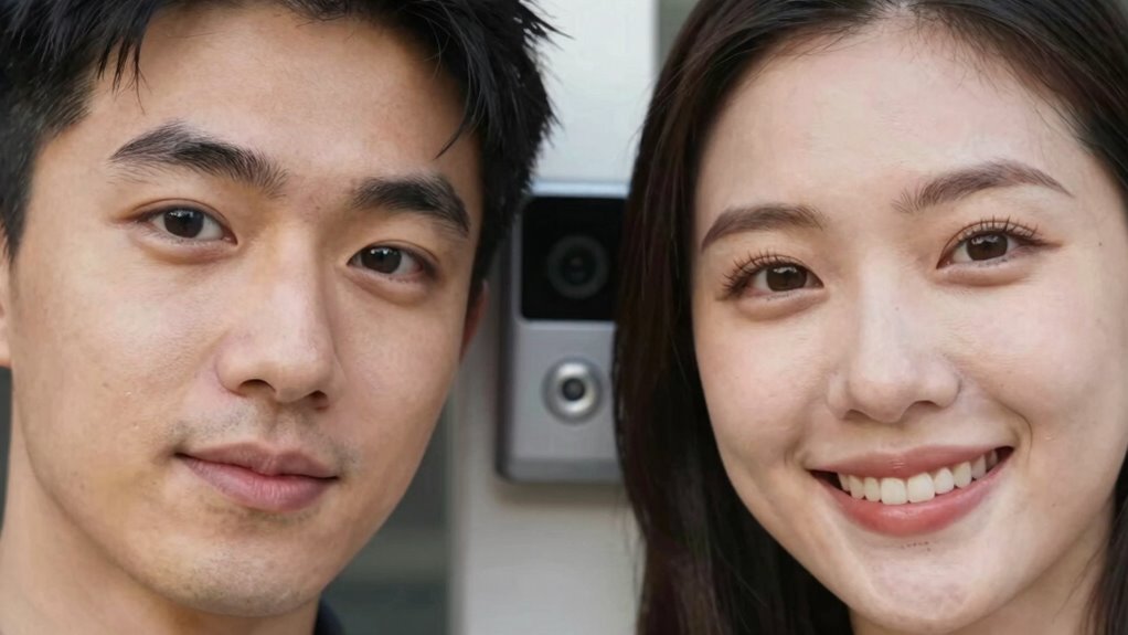 face centric doorbell camera angles