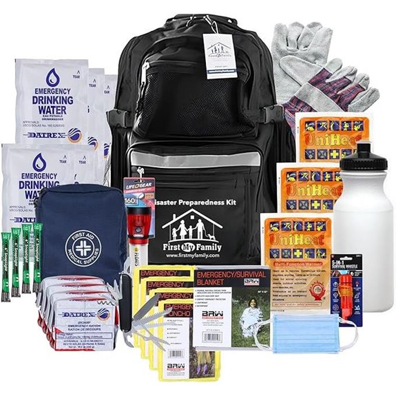 First My Family 4-Person Emergency Survival Kit
