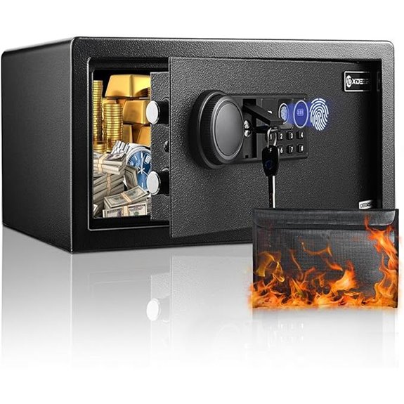 fingerprint and keypad security