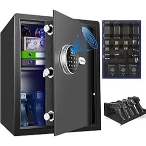 fingerprint biometric home safe