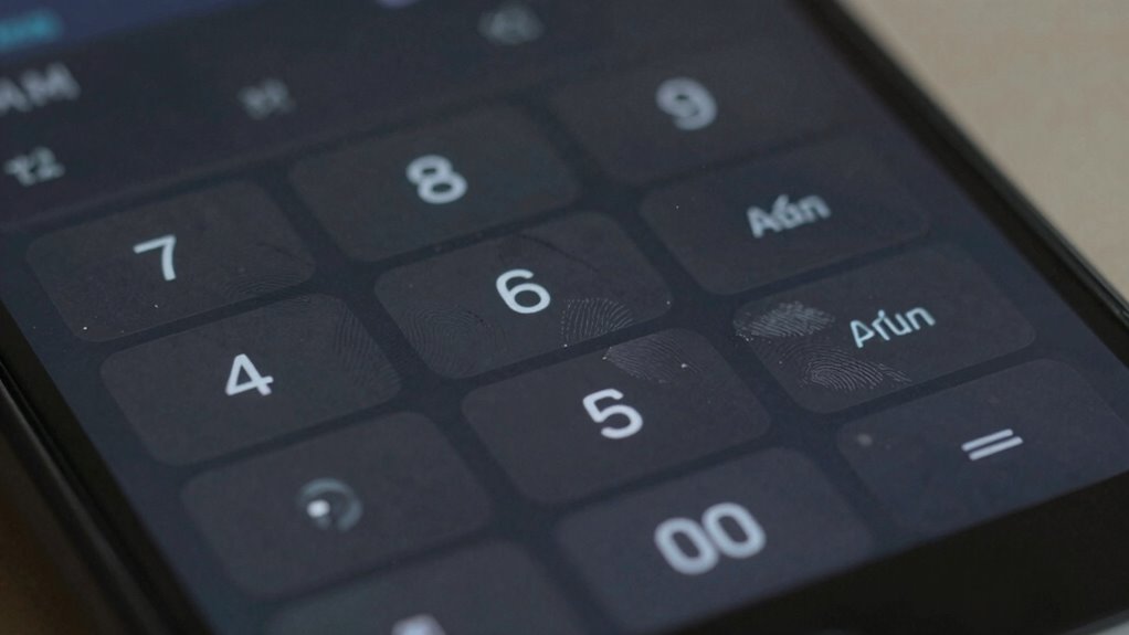 fingerprint residue reveals pins